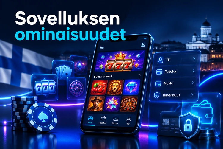 Sovelluksen ominaisuudet