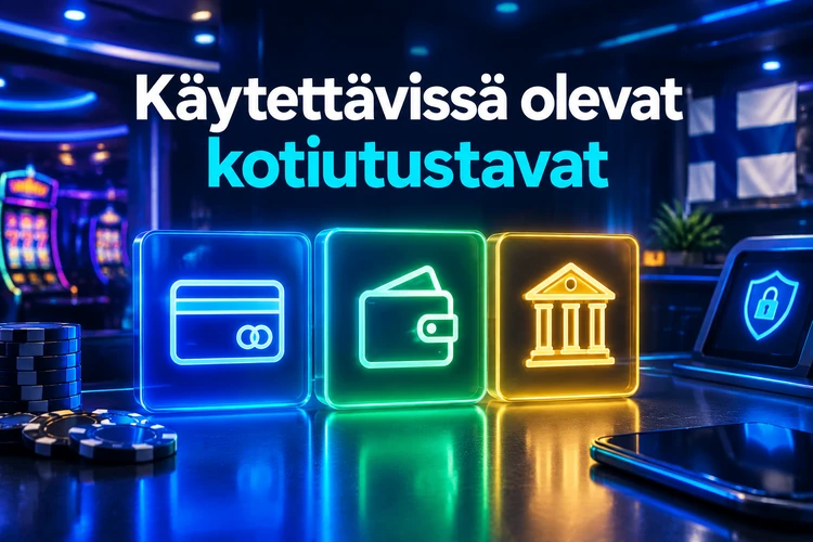 Käytettävissä olevat kotiutustavat